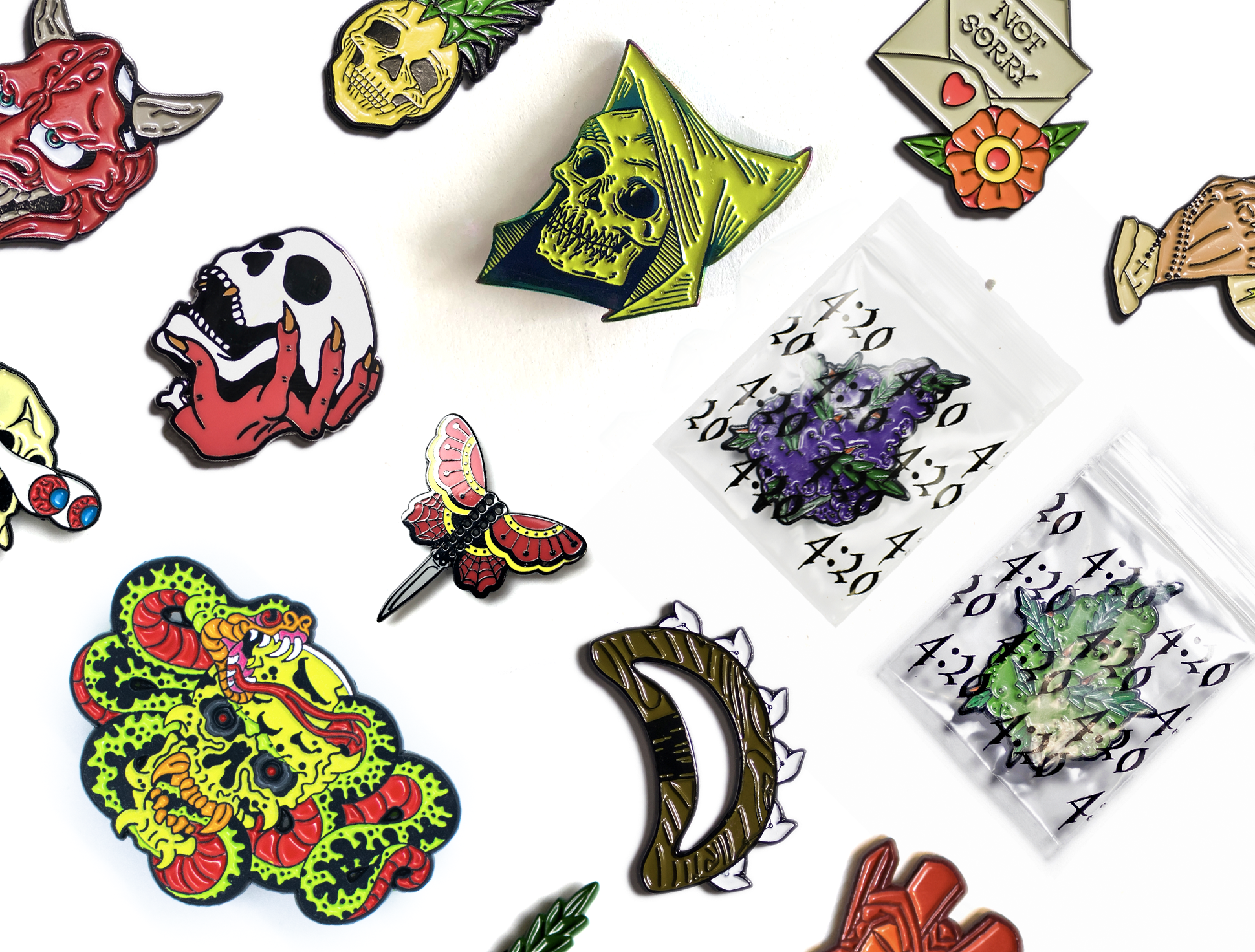 PINS – NO APOLOGIES WORLDWIDE